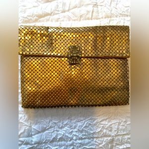 Antique Whiting and Davis Co. Gold Mesh Bag.